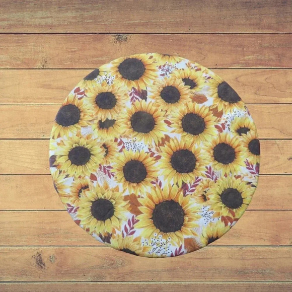 Kitchenaid Bowl Cover, Reversible Sunflowers and Chicken Mixer Bowl Cover - Picture 1 of 4